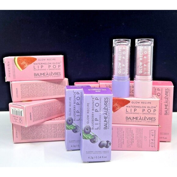 Glow Recipe WATERMELON GLOW or BLUEBERRY GLOW LIP POP Rare 4.2g/.14oz New - Picture 2 of 5